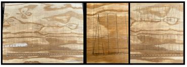 How to draw a backgammon and checkers boards on a camper table surface