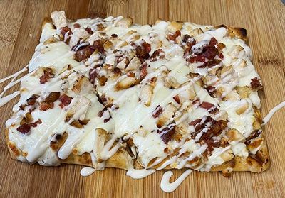 Chicken bacon ranch pizza