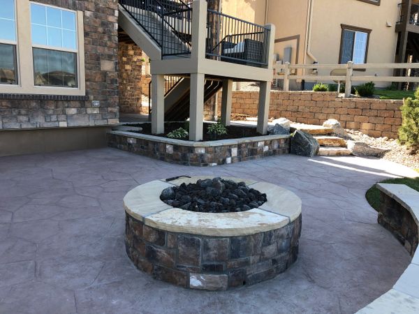 Color Stamped Concrete