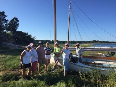 NSA members on Pleasant Bay Beach on Cape Cod