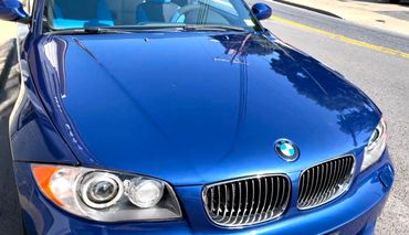 A BMW convertible that we did a complete paint job on, bringing it back to life!