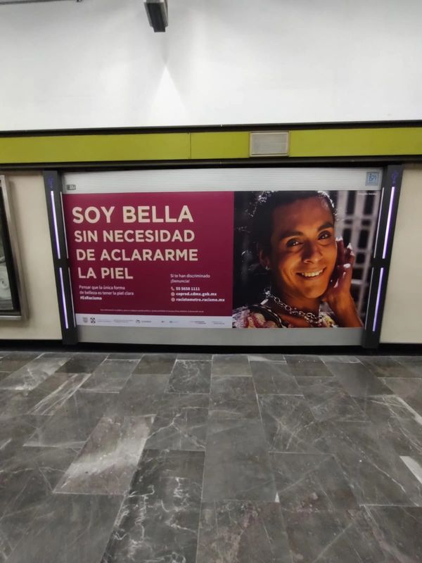 Acción Antirracista: Campaña #EsRacismo en CDMX