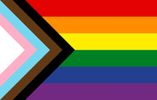 Image of the Pride Progress Flag