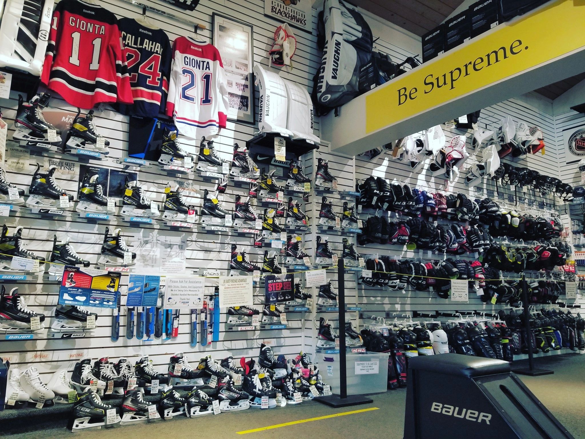 Hockey Equipment, Skate Sharpening, Lacrosse Equipment - Locker Room Sports  - Greece, New York