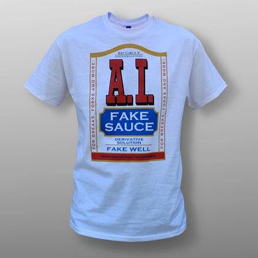 Is AI the secret sauce for artwork going forward? This whimsical pop art design makes that point.