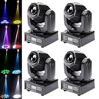 Four moving heads Gobo LED lights.