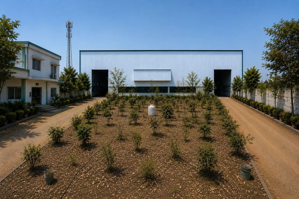Best in class production plant spanning over 2 acres