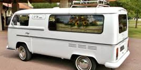 A Volkswagen hearse
