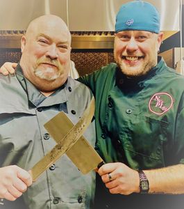 Professional catering chefs.