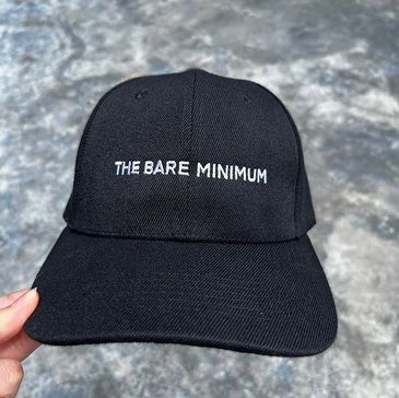 THE BARE MINIMUM BLACK CAP