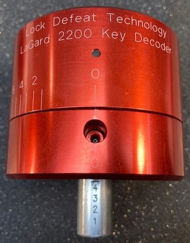  Lagard 2200 Key Decoder – This tool is a precision instrument used to decode an existing key. This 
