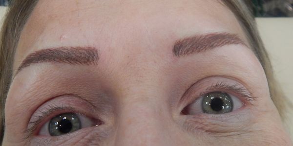 After Hairstroke Eyebrows