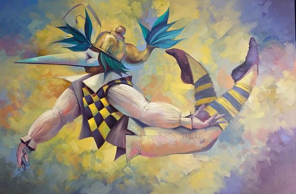 "Viajero del Viento"
Óleo sobre tela
150X100cm