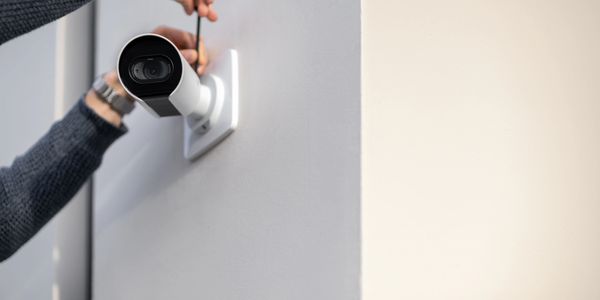 Installing external Verkada CCTV bullet camera