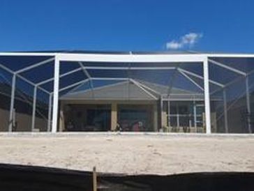 Large metal building construction