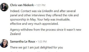#internationalrecruitment #successstories #Testimonials #samleroux