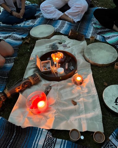 Center of a Full Moon Ceremony