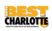Logo for Rated Best of Charlotte, a local directory and ratings website.