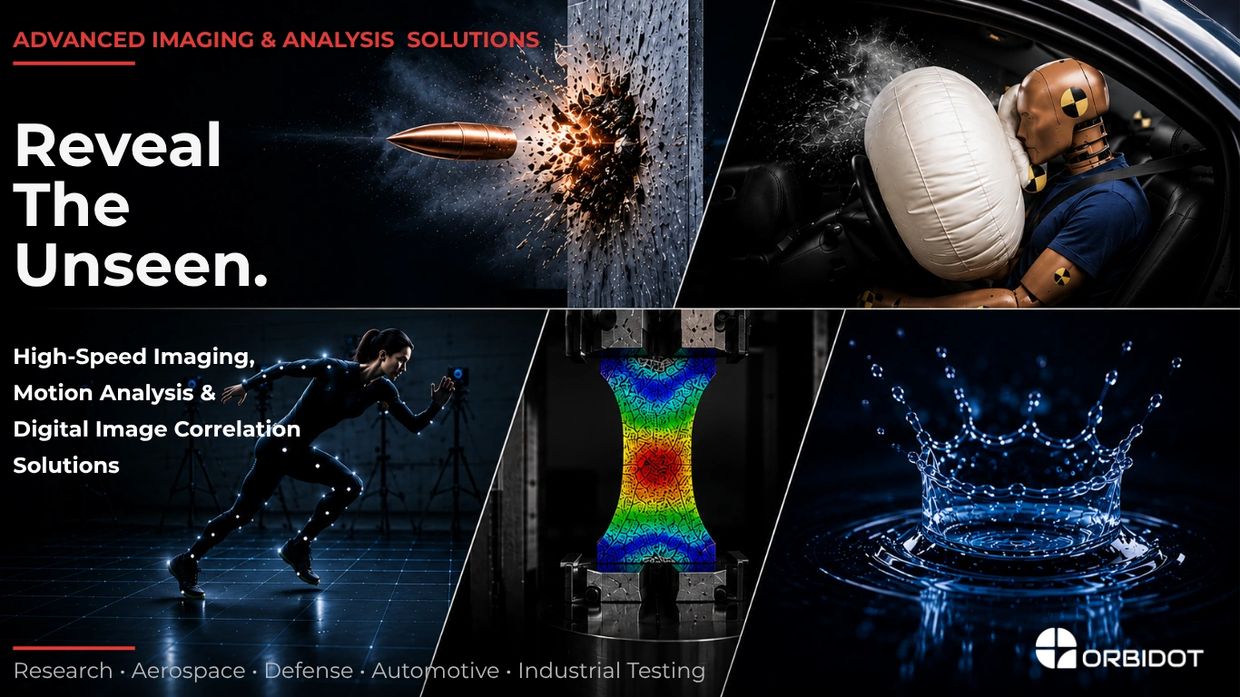 High-speed cameras, motion analysis software and Digital Image Correlation solutions.