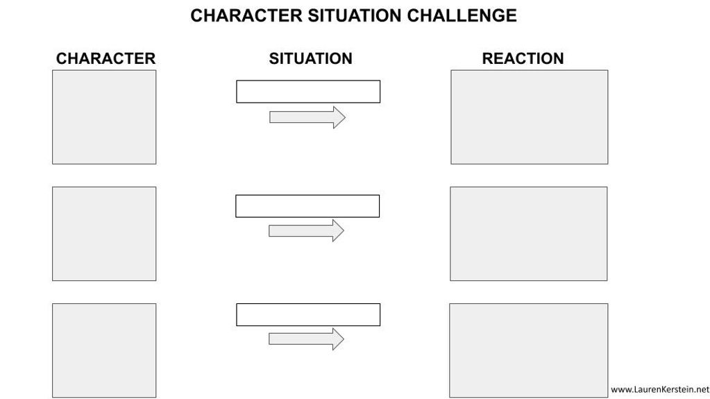 Character Situation Challenge