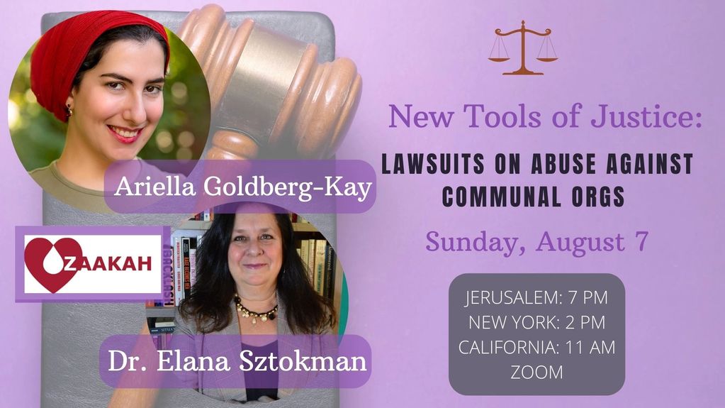 SUNDAY, AUGUST 7, 2022 AT 9 PM – 10:30 PM UTC+03
New tools of justice: Lawsuits on abuse against com