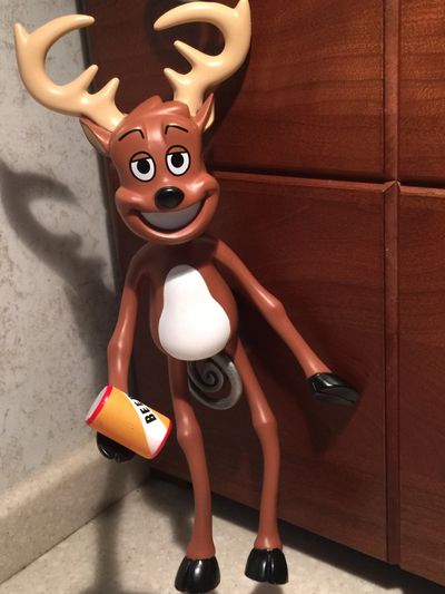 DEER WITH A BEER