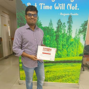 our student completed their course successfully at Coders Academy