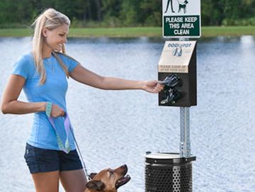 This is a nice clean dog waste station. Keep it that way by hiring Scooper Troopers, LLC!