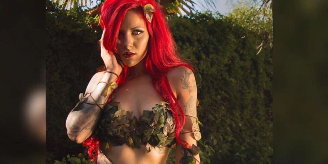 sexy poison Ivy cosplay costume