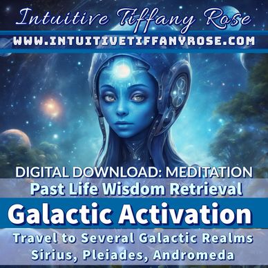Digital meditation download for galactic activation and past life wisdom retrieval.