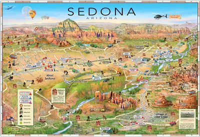 Sedona 3D Interactive Map 2019
