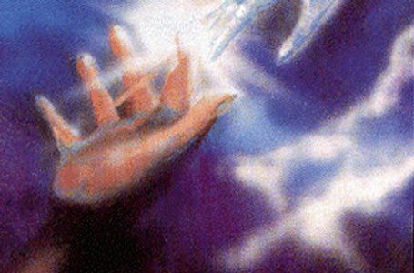 Touching the hand of spirit