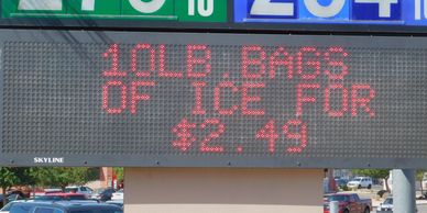 Save Money, Time, Gas, and the Environment every time you use Responsible Ice™