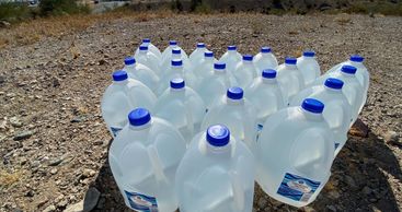 Bags of Ice WASTE WATER. This is the pure water waste of just 20, ten pound bags.