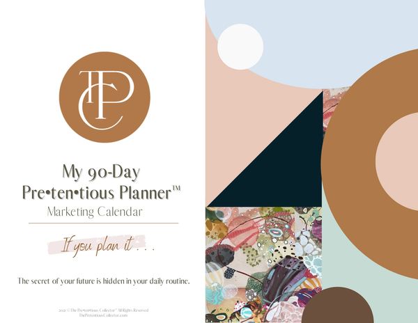 The Pretentious Collectors 90-Day My Pretentious Planner