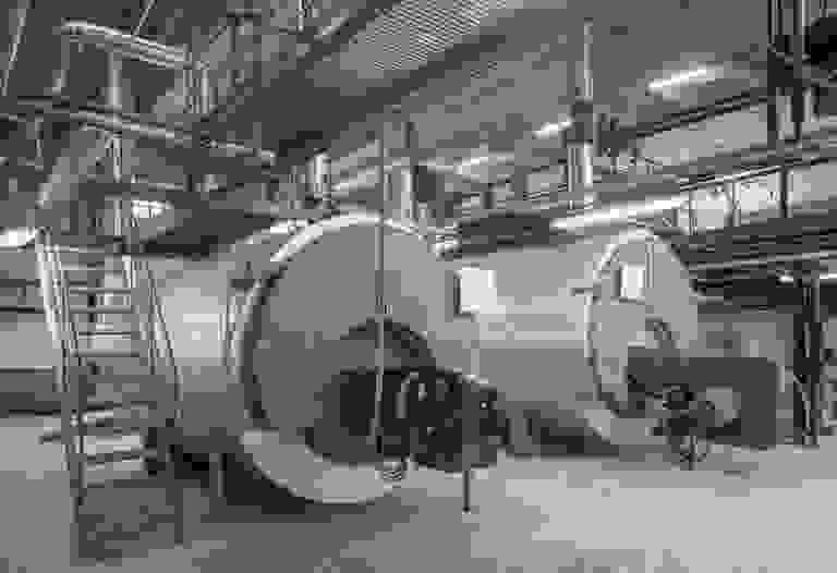 Boiler room design and boiler installation with lead lag controls