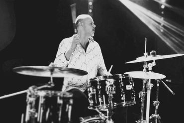 Bruce Mackay, the powerhouse on drums with Mike Breen Band!