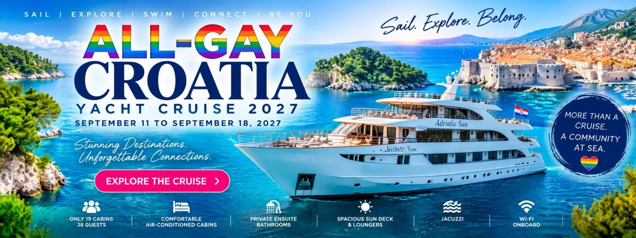 All-Gay Croatia Yacht Cruise 2027 with stunning destinations and community spirit.