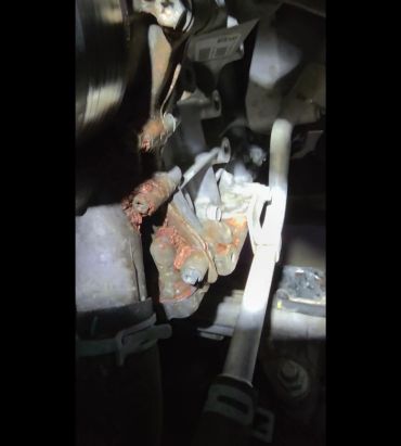 Coolant leaks. Water pump leaks.