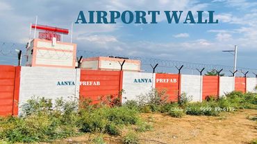 AANYA PREFAB PRECAST WALL JAIPUR WAREHOUSE BOUNDARY WALL AIRPORT WALL JAIPUR AIRPORT