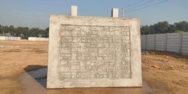 PRECAST BOUNDARY WALL SINGLE PANEL WALL PRECAST ANM PREFAB AANYA PREFAB JAIPUR