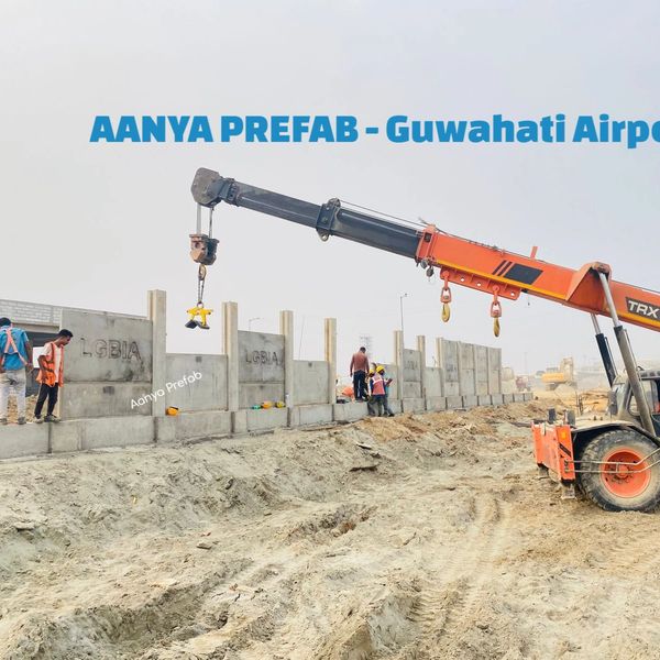 AIRPORT WALL - AIRPORT BOUNDARY WALL - AANYA PREFAB