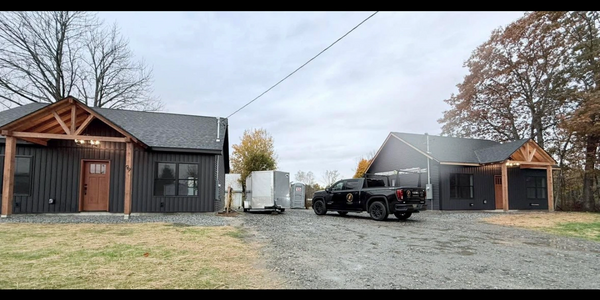 Two beautiful brand new cottages wired and powered by Landry Electrical Design, LLC.