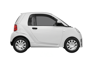 Small white 2-seater car with price £150-170.