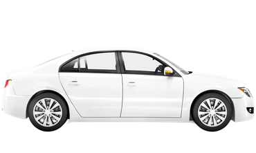 White 5-seater saloon car for £560.