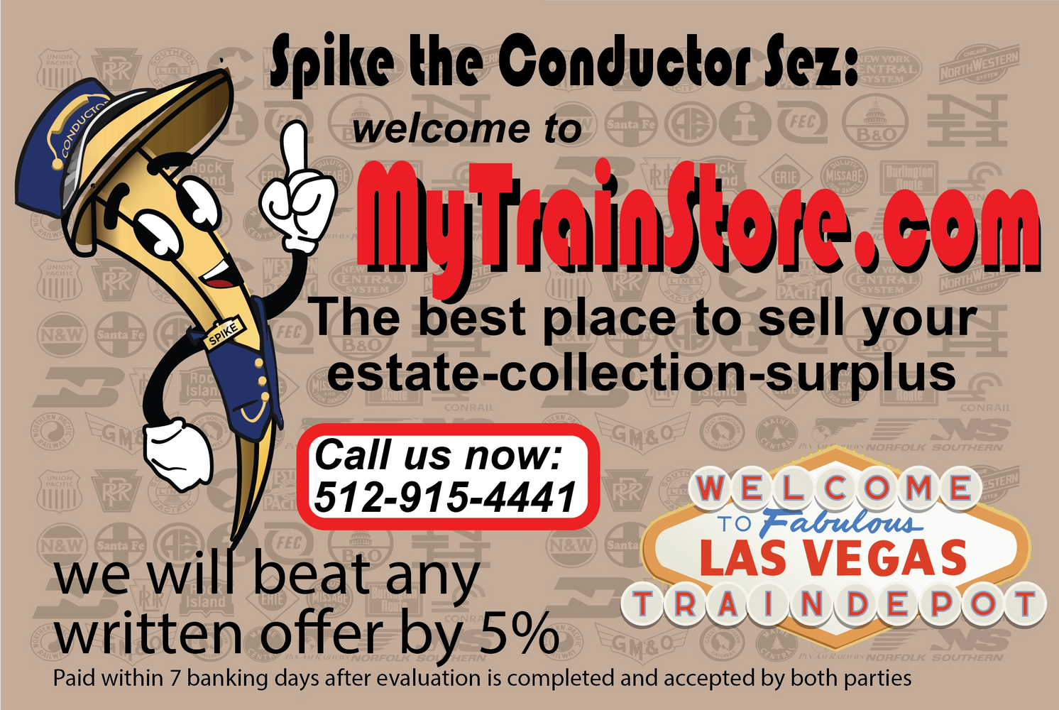 MyTrainStore.com - The best place to sell your model train estates collections and surplus