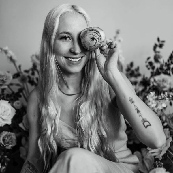 Jill Routliffe, owner of Lace & birch Flower shop
