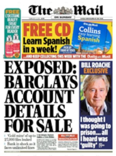 Sell story to Daily Mail newspaper