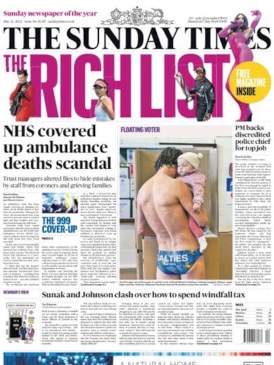 Contact newspaper with whistleblowing story