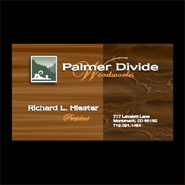 Palmer Divide Business Card, Designed and Printed